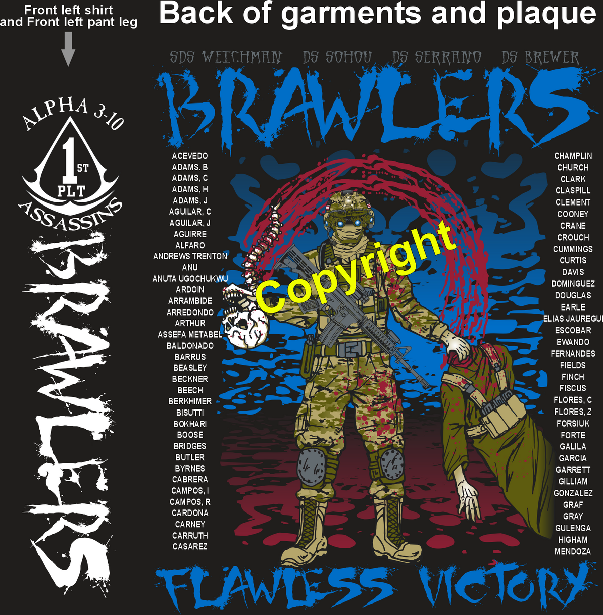 ALPHA 3-10 BRAWLERS GRADUATING DAY 11-20-25 PRE ORDER