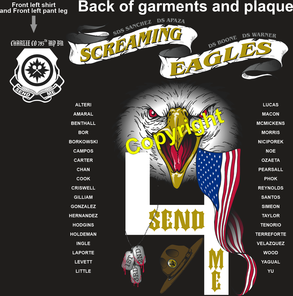 CHARLIE 795 SCREAMING EAGLES GRADUATING DAY 5-18-2023 DTG