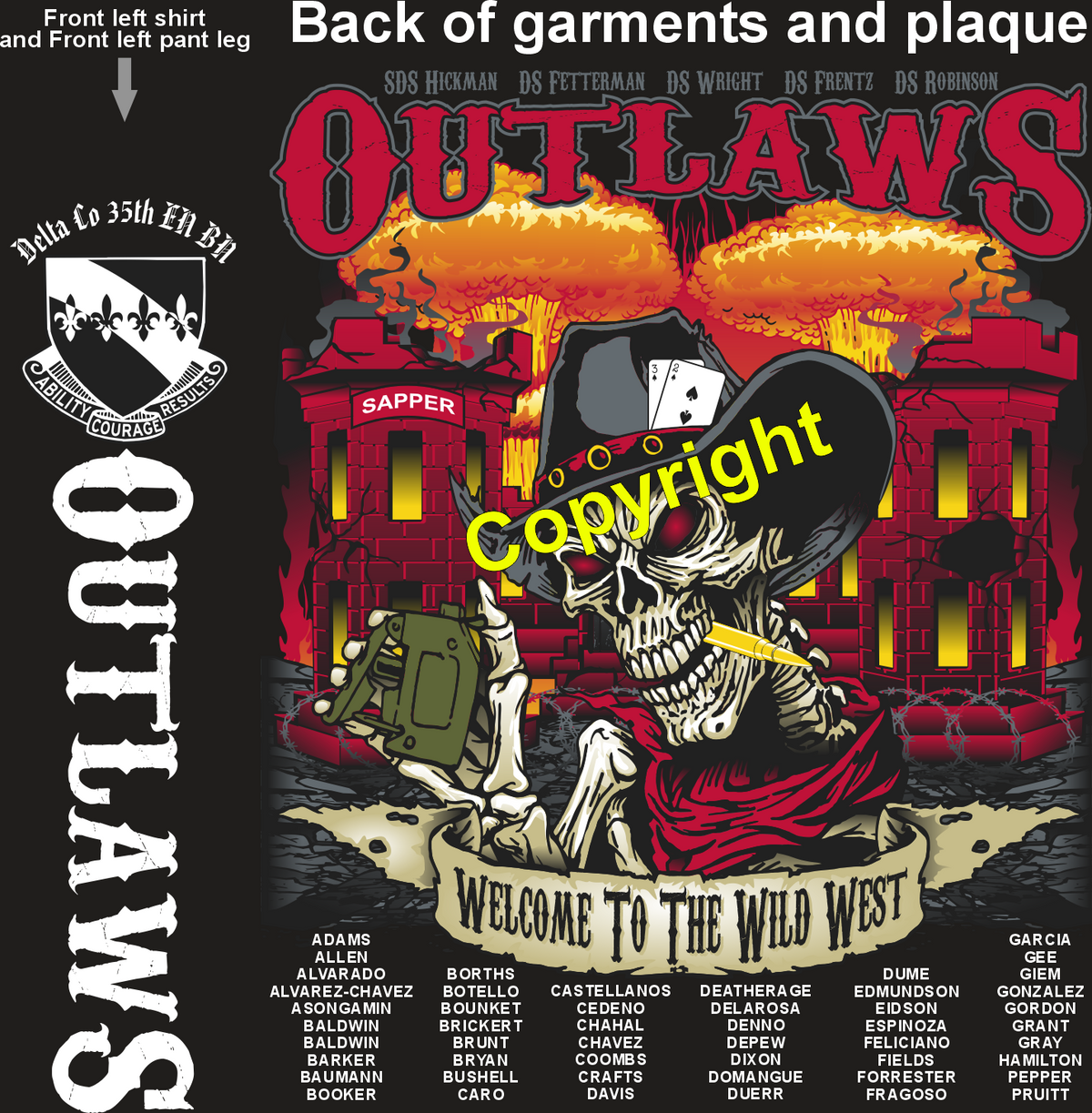 DELTA 35 OUTLAWS GRADUATING DAY 11-20-25 PRE ORDER
