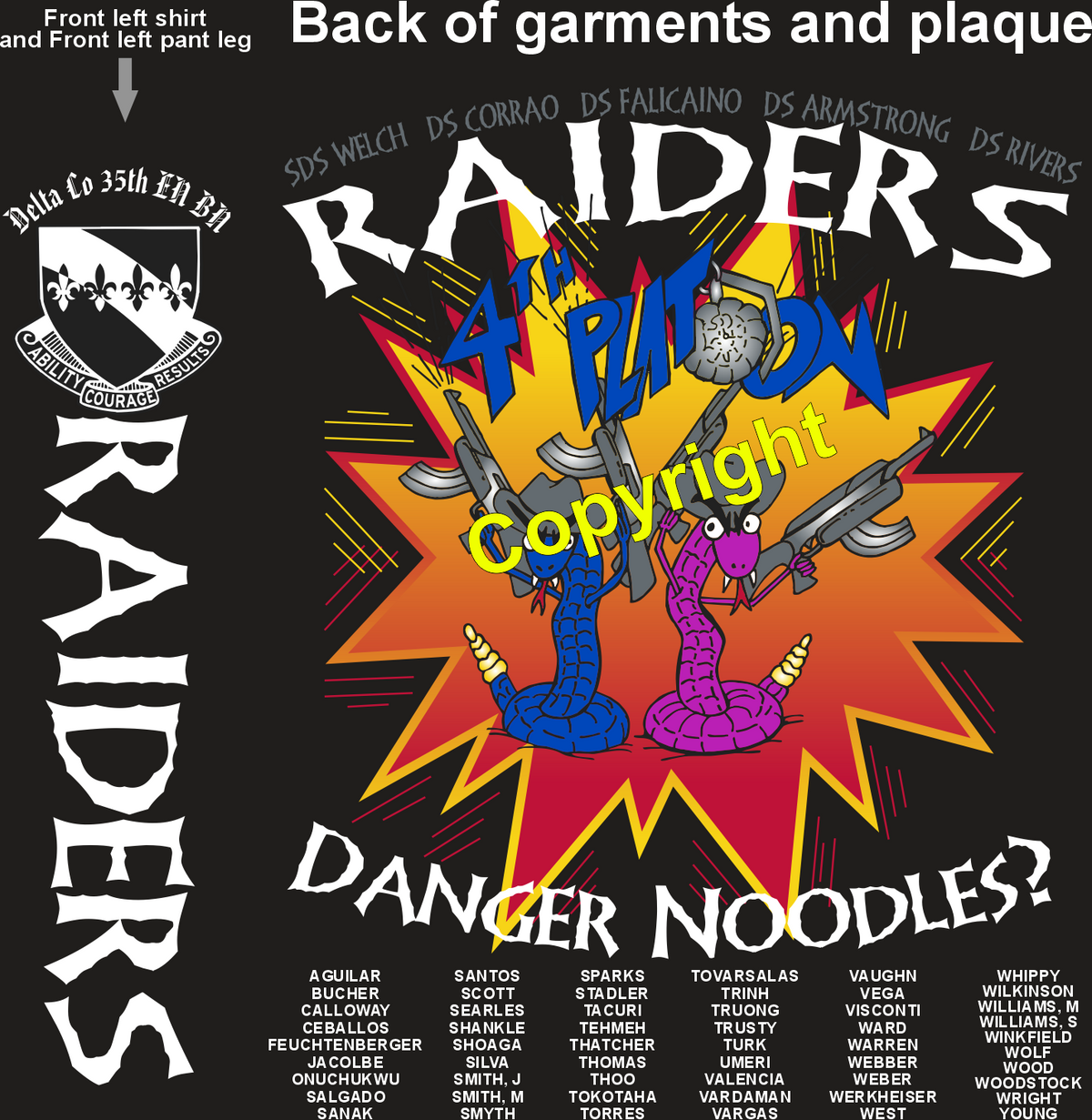 DELTA 35 RAIDERS GRADUATING DAY 11-20-25 PRE ORDER