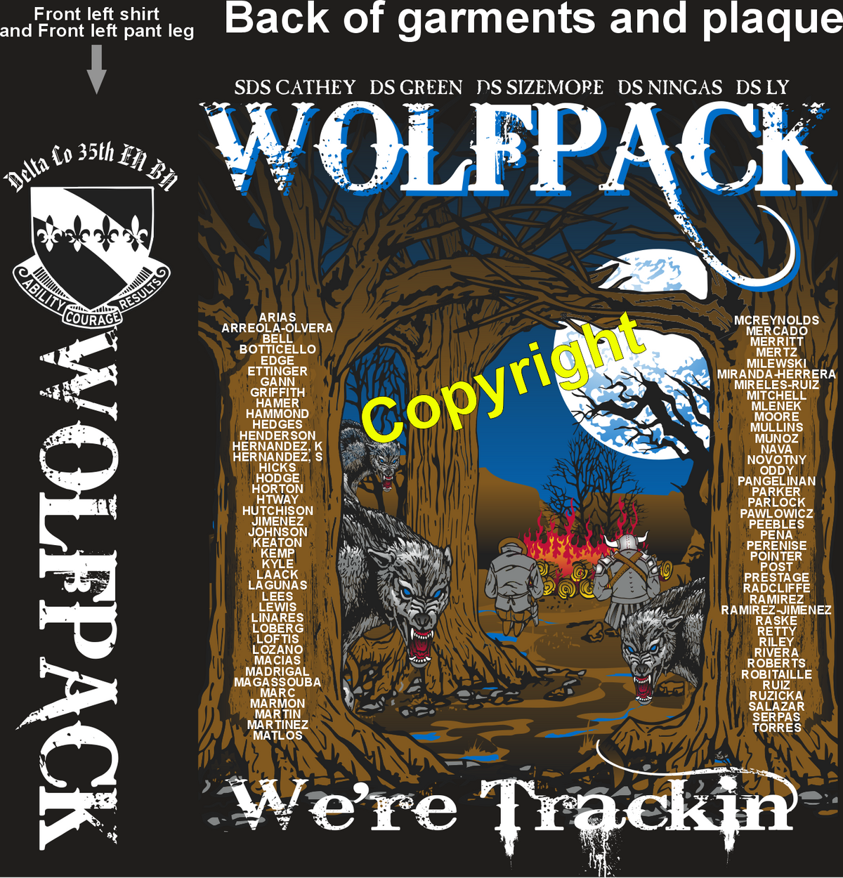 DELTA 35 WOLFPACK GRADUATING DAY 11-20-25 PRE ORDER