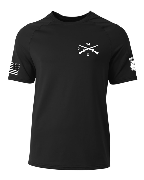 CHARLIE CO 214TH INF BN BIONIC MOISTURE SHIRT