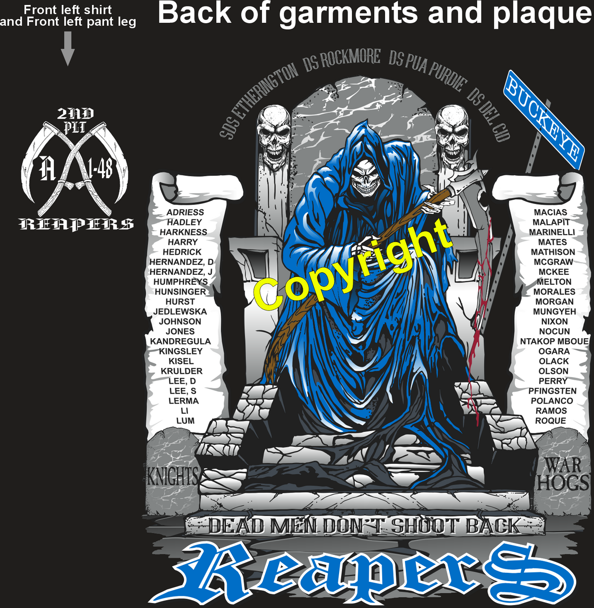 ALPHA 1-48 REAPERS GRADUATING DAY 7-1-26 PRE ORDERS