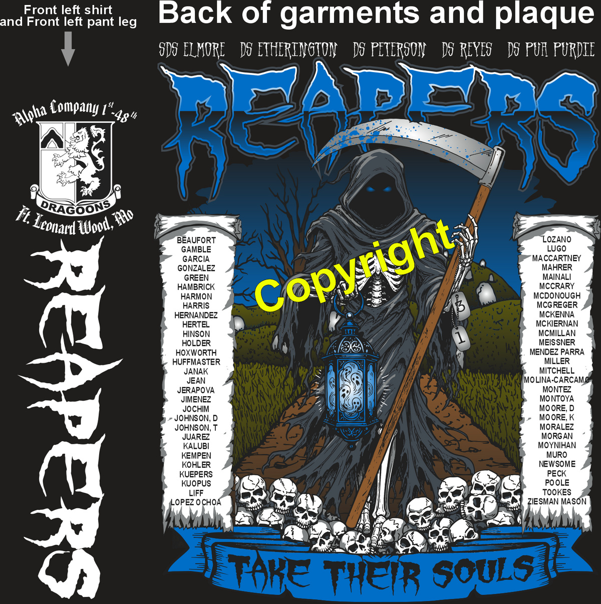 ALPHA 1-48 REAPERS GRADUATING DAY 9-24-26 PRE ORDERS