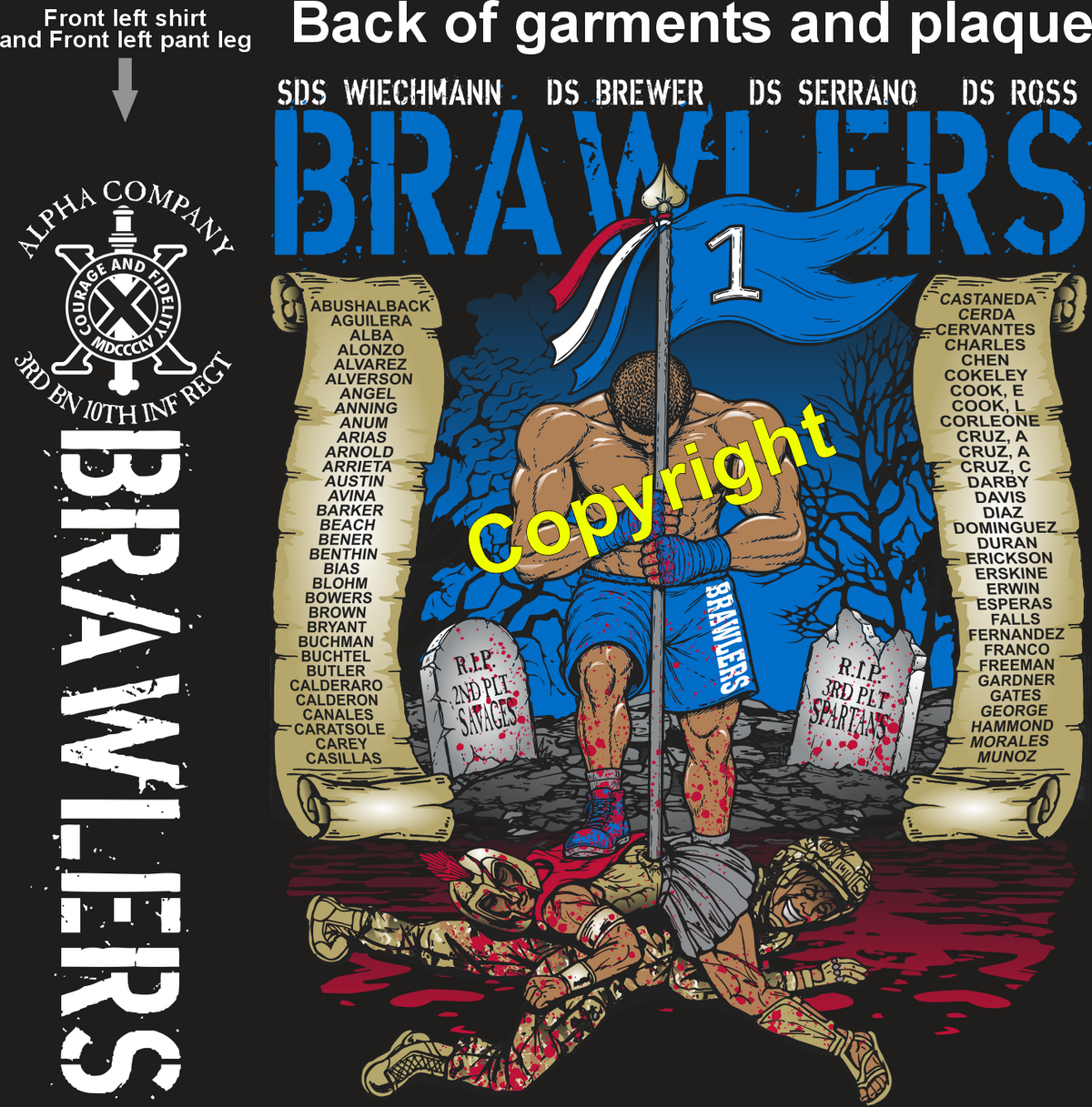 ALPHA 3-10 BRAWLERS GRADUATING DAY 6-11-26 PRE ORDER