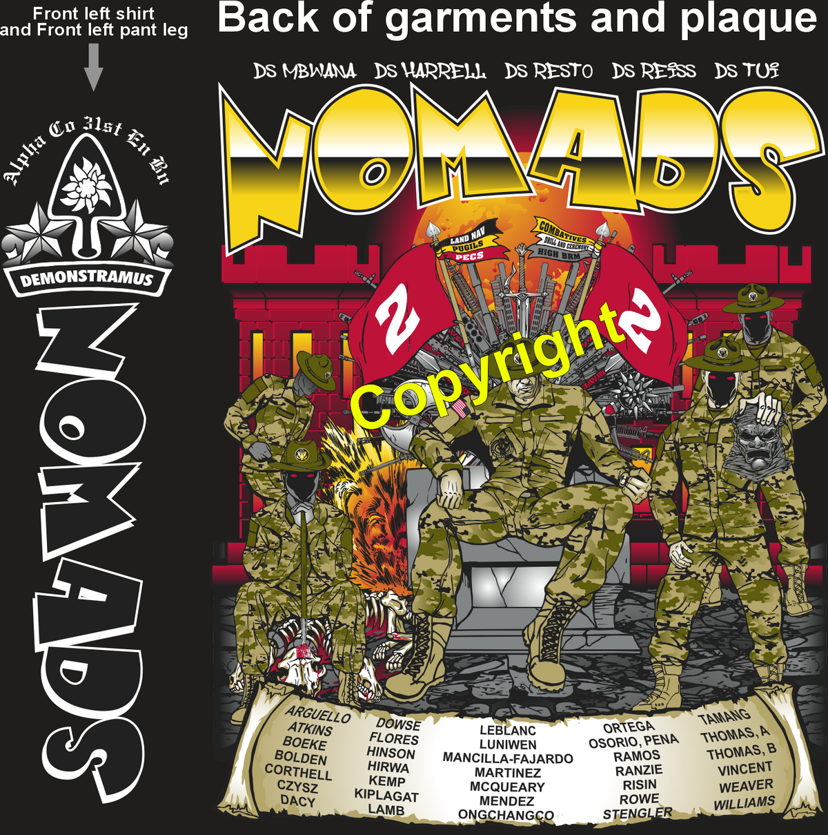 ALPHA 31ST NOMADS GRADUATING DAY 12-18-25 PRE ORDER