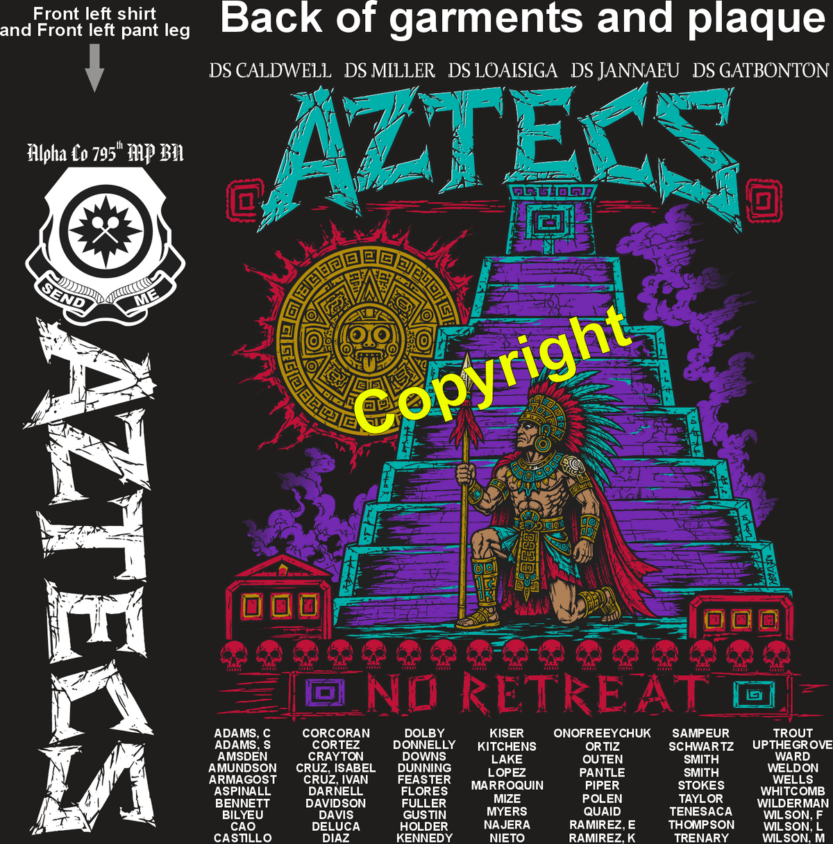 ALPHA 795 AZTECS GRADUATING DAY 9-17-26 PRE ORDERS