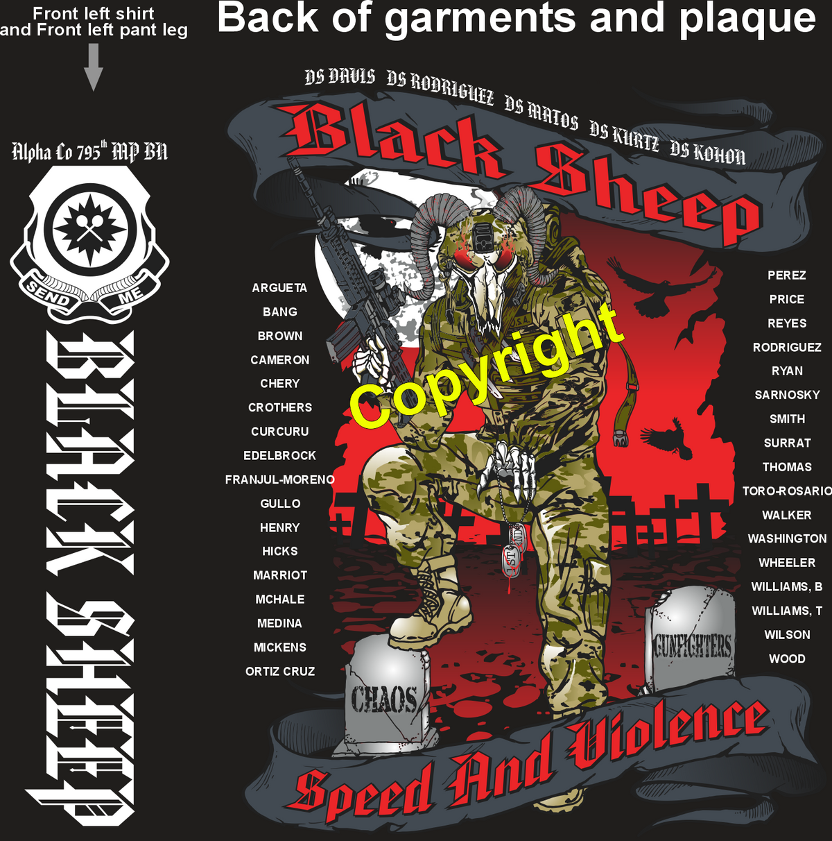 ALPHA 795 BLACKSHEEP GRADUATING DAY 7-17-25 PRE ORDER