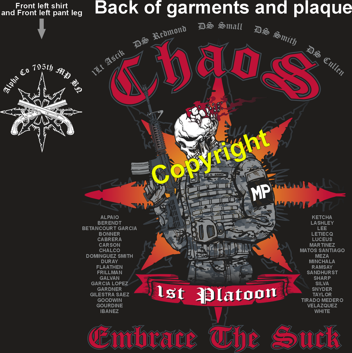 ALPHA 795 CHAOS GRADUATING DAY 7-17-25 PRE ORDER
