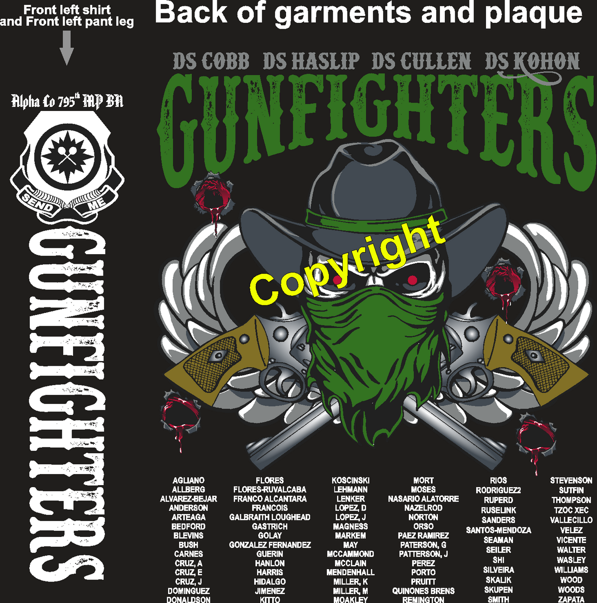 ALPHA 795 GUNFIGHTERS GRADUATING DAY 12-17-25 PRE ORDER