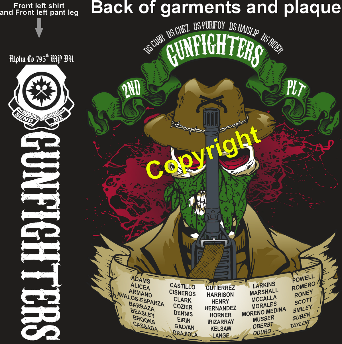 ALPHA 795 GUNFIGHTERS GRADUATING DAY 7-17-25 PRE ORDER