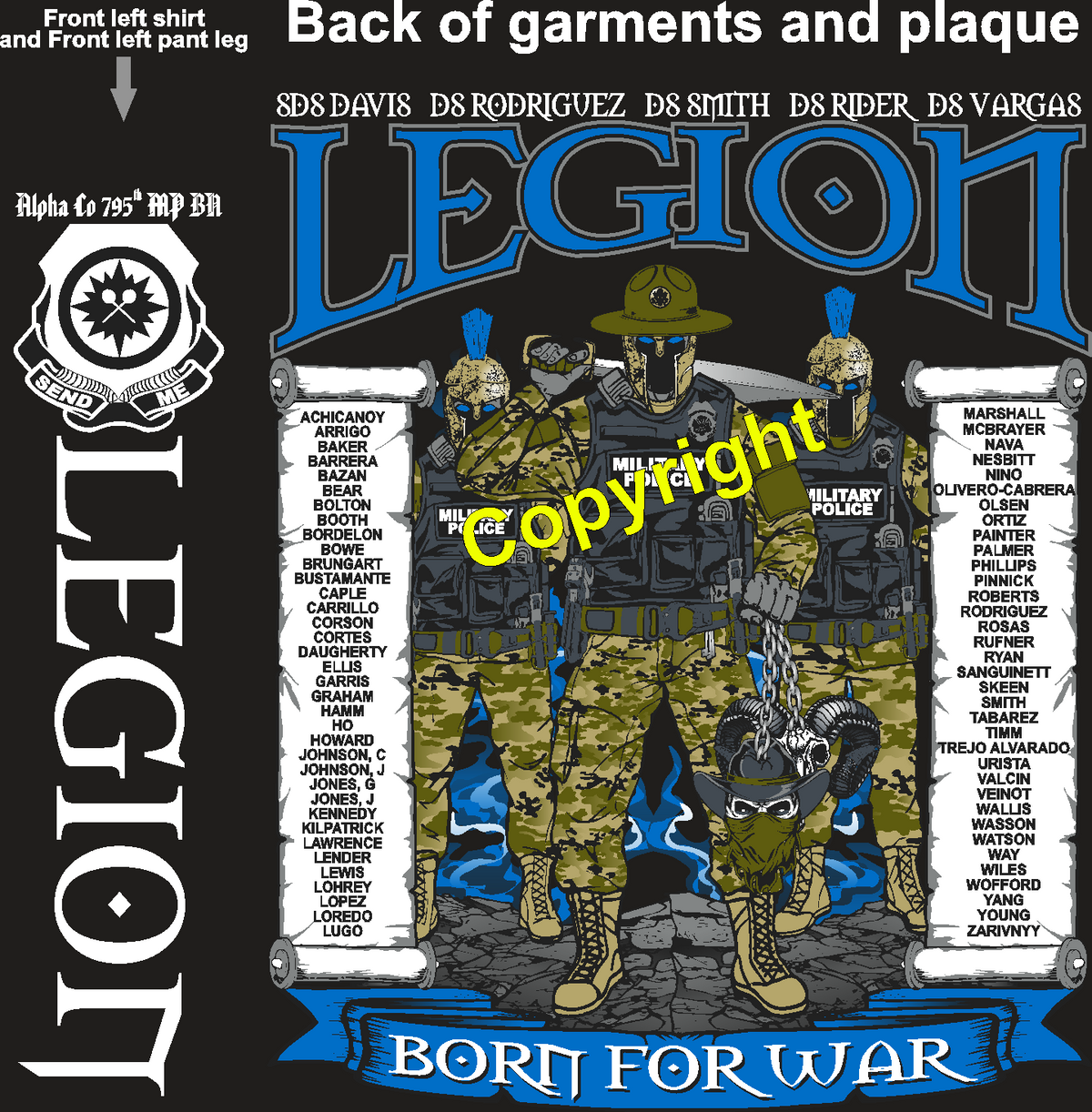 ALPHA 795 LEGION GRADUATING DAY 12-17-25 PRE ORDER