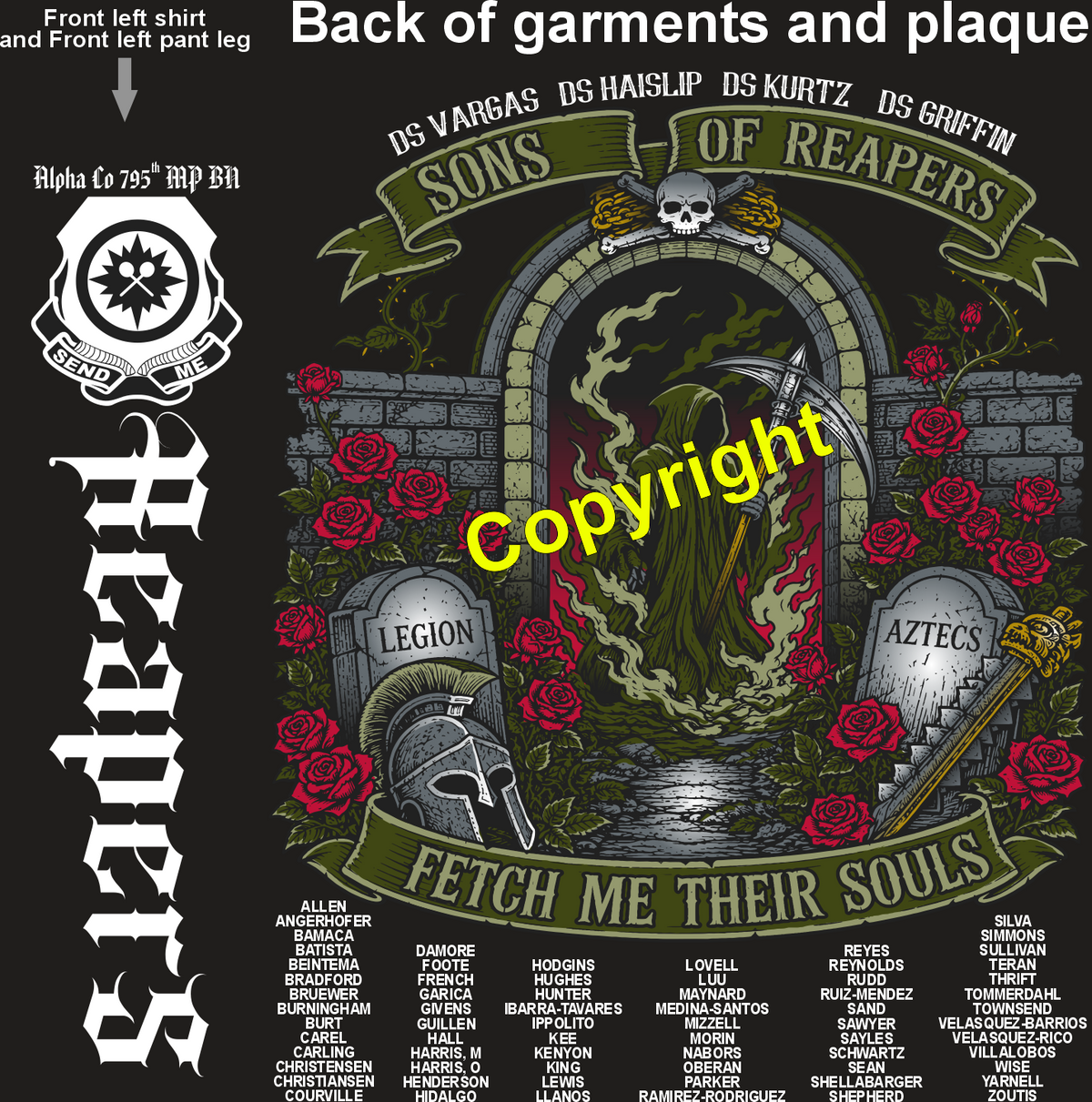 ALPHA 795 REAPERS GRADUATING DAY 9-17-26 PRE ORDERS