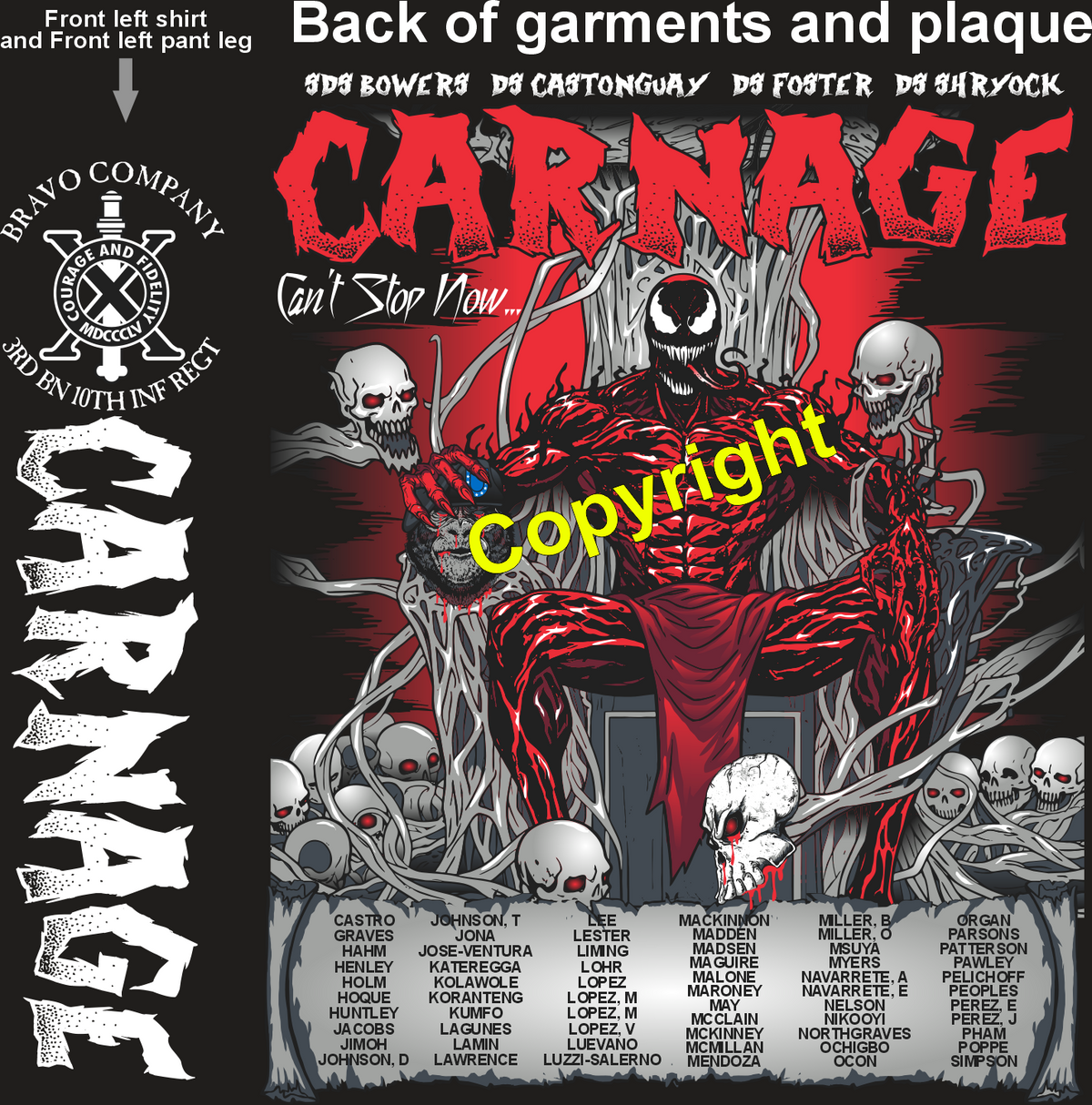 BRAVO 3-10 CARNAGE GRADUATING DAY 3-26-26 PRE ORDER