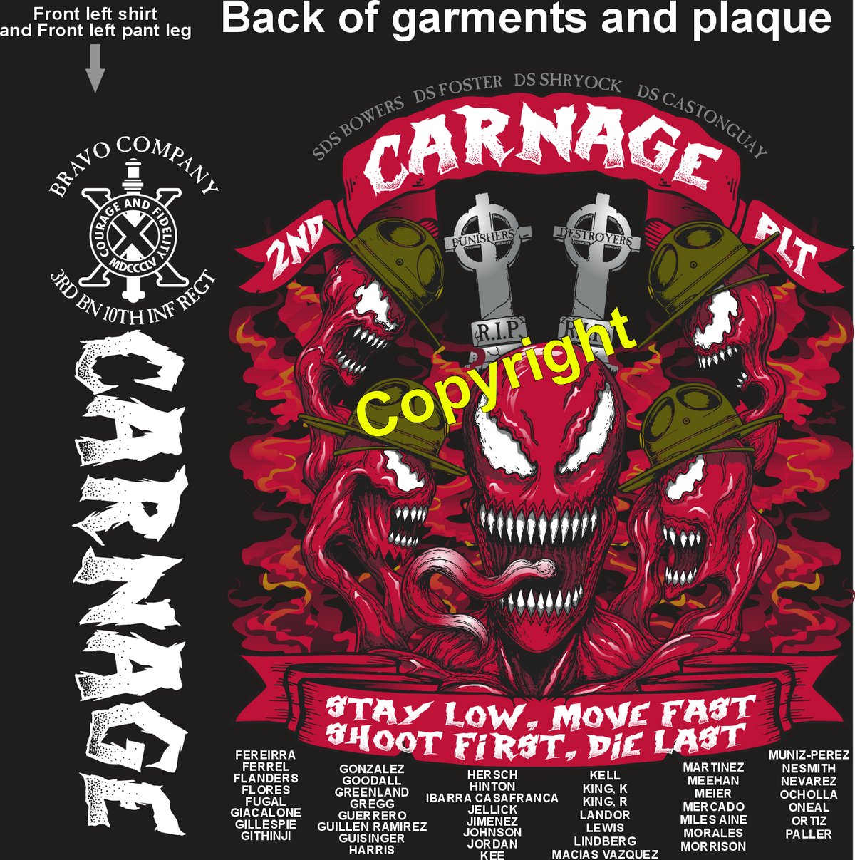 BRAVO 3-10 CARNAGE GRADUATING DAY 6-18-26 PRE ORDERS