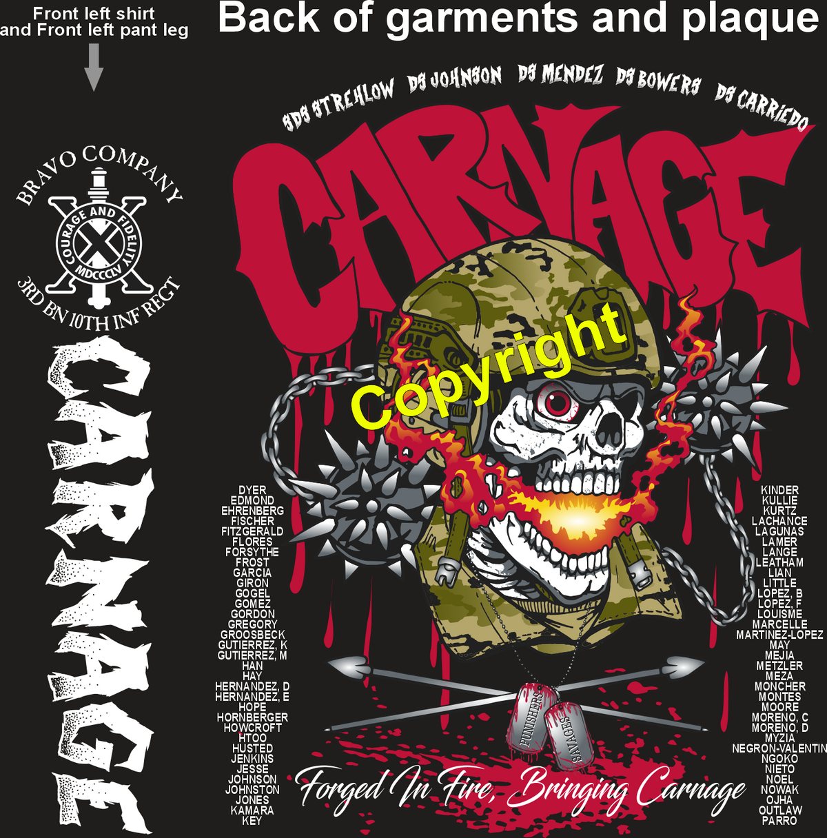 BRAVO 3-10 CARNAGE GRADUATING DAY 9-4-25 PRE ORDER