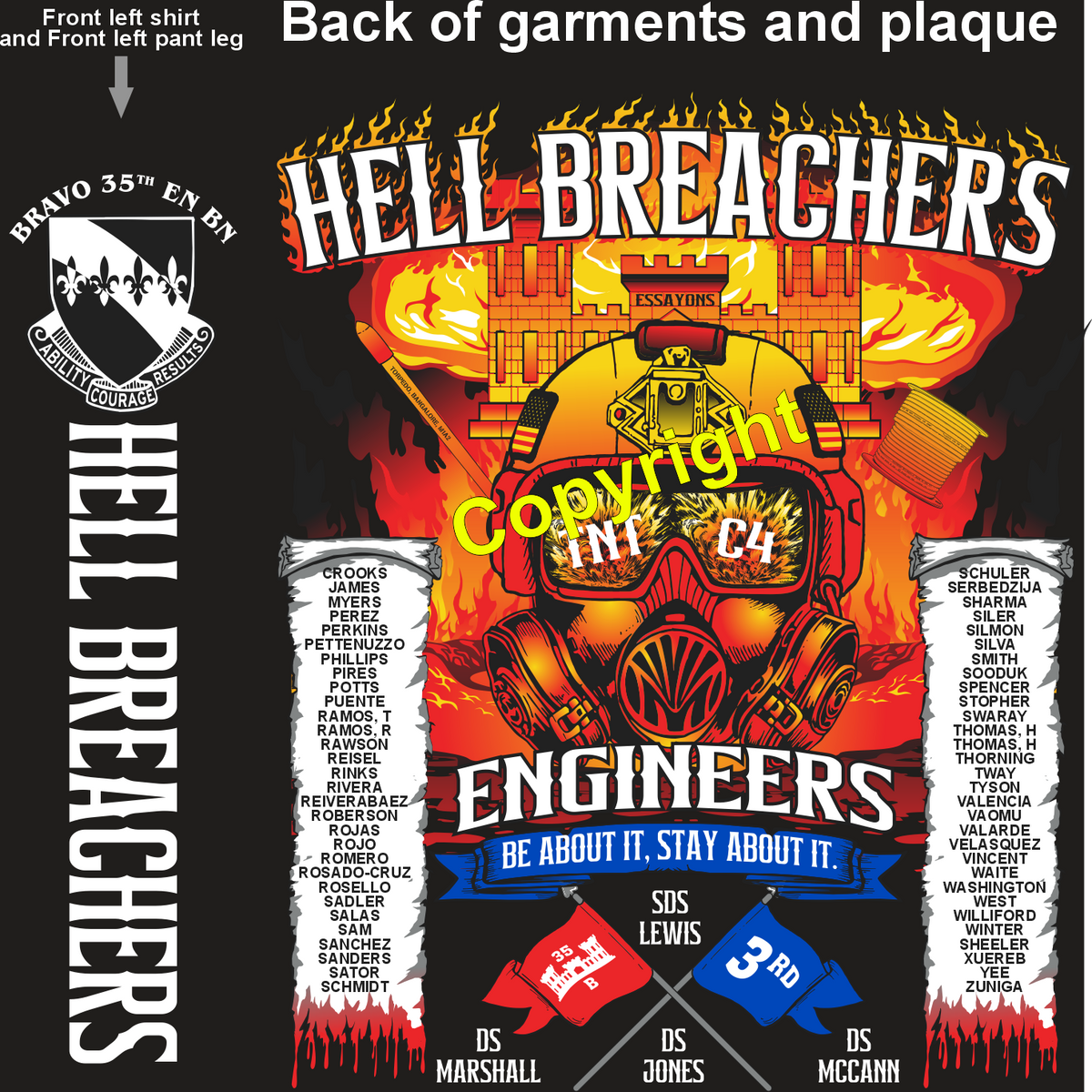 BRAVO 35 HELL BREACHERS GRADUATING DAY 8-13-26 PRE ORDERS