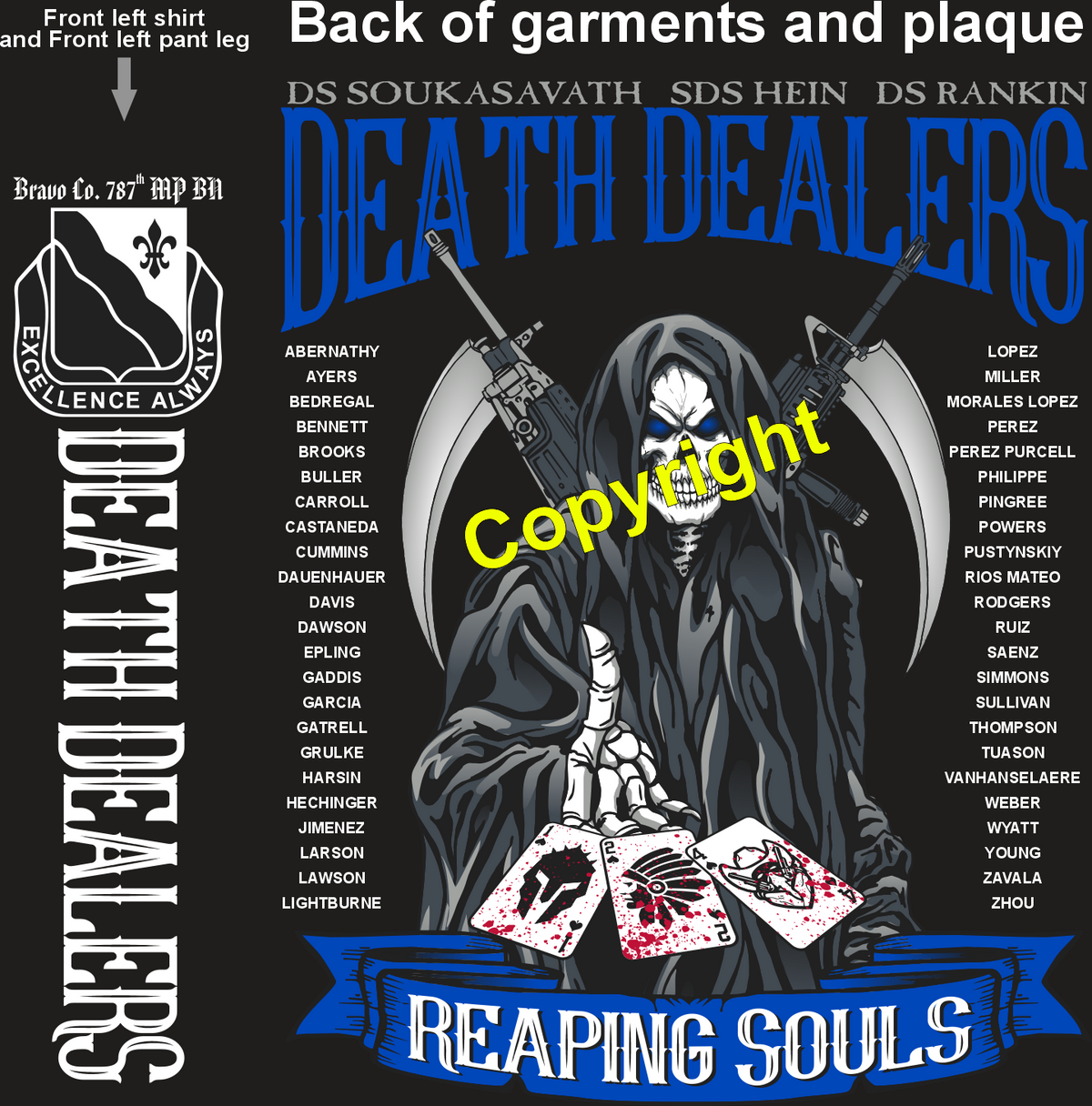 BRAVO 787 DEATH DEALERS GRADUATING DAY 1-22-26 PRE ORDER