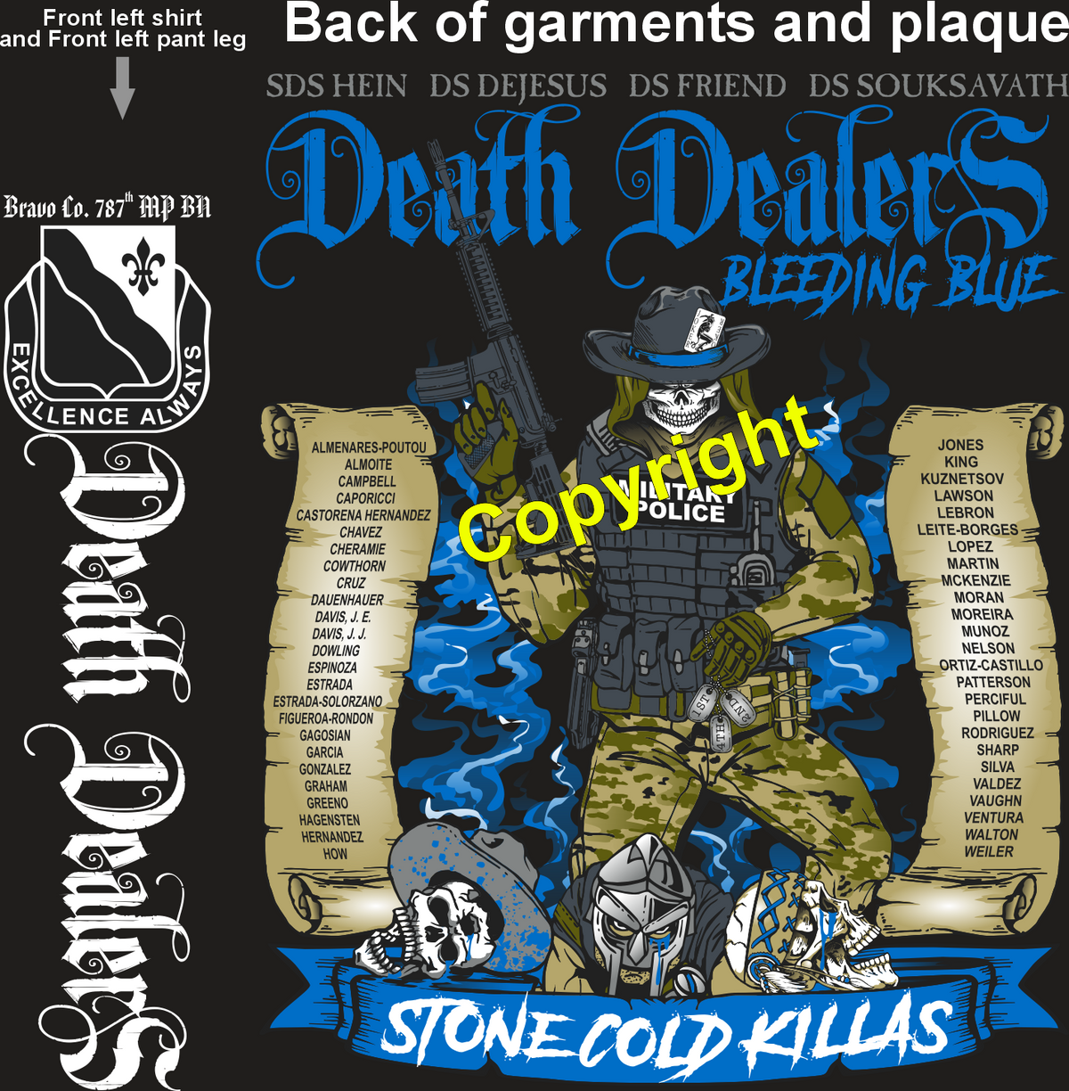 BRAVO 787 DEATH DEALERS GRADUATING DAY 6-18-26 PRE ORDERS