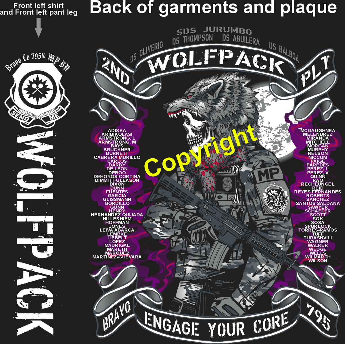 BRAVO 795 WOLFPACK GRADUATING DAY 7-9-26 PRE ORDER