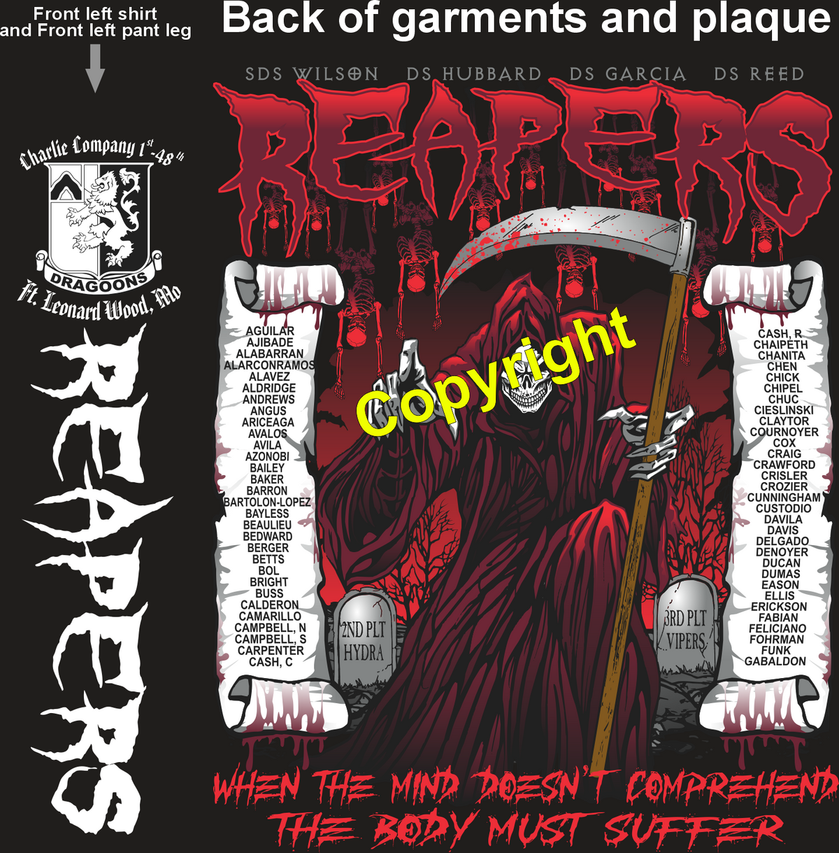 CHARLIE 1-48 REAPERS GRADUATING DAY 1-22-26 PRE ORDER