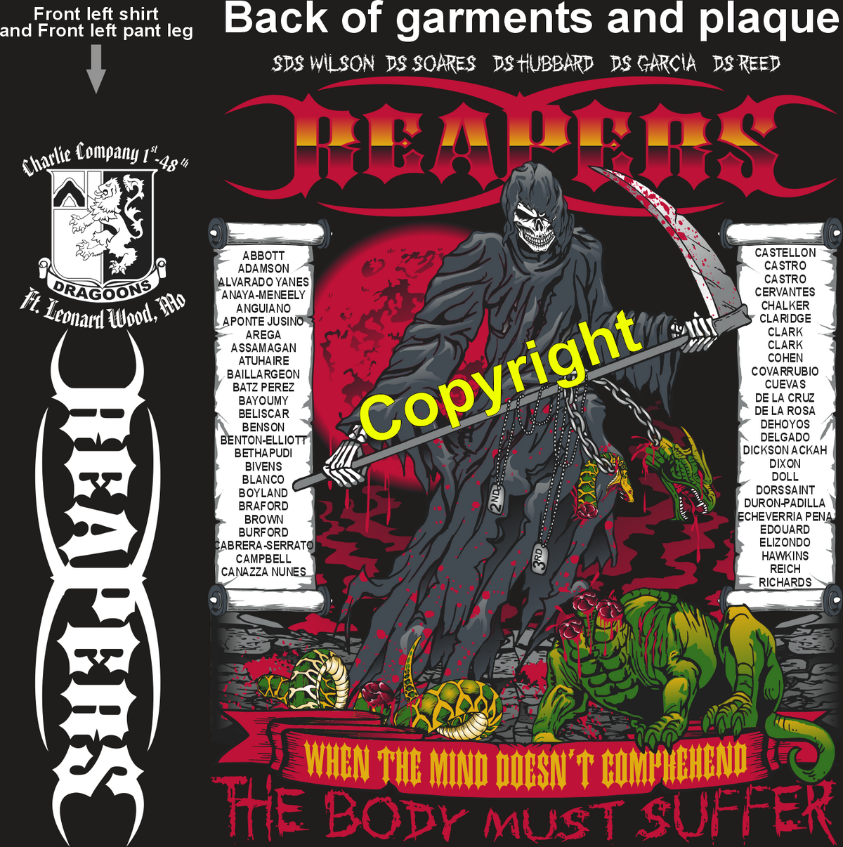 CHARLIE 1-48 REAPERS GRADUATING DAY 7-17-25 PRE ORDER
