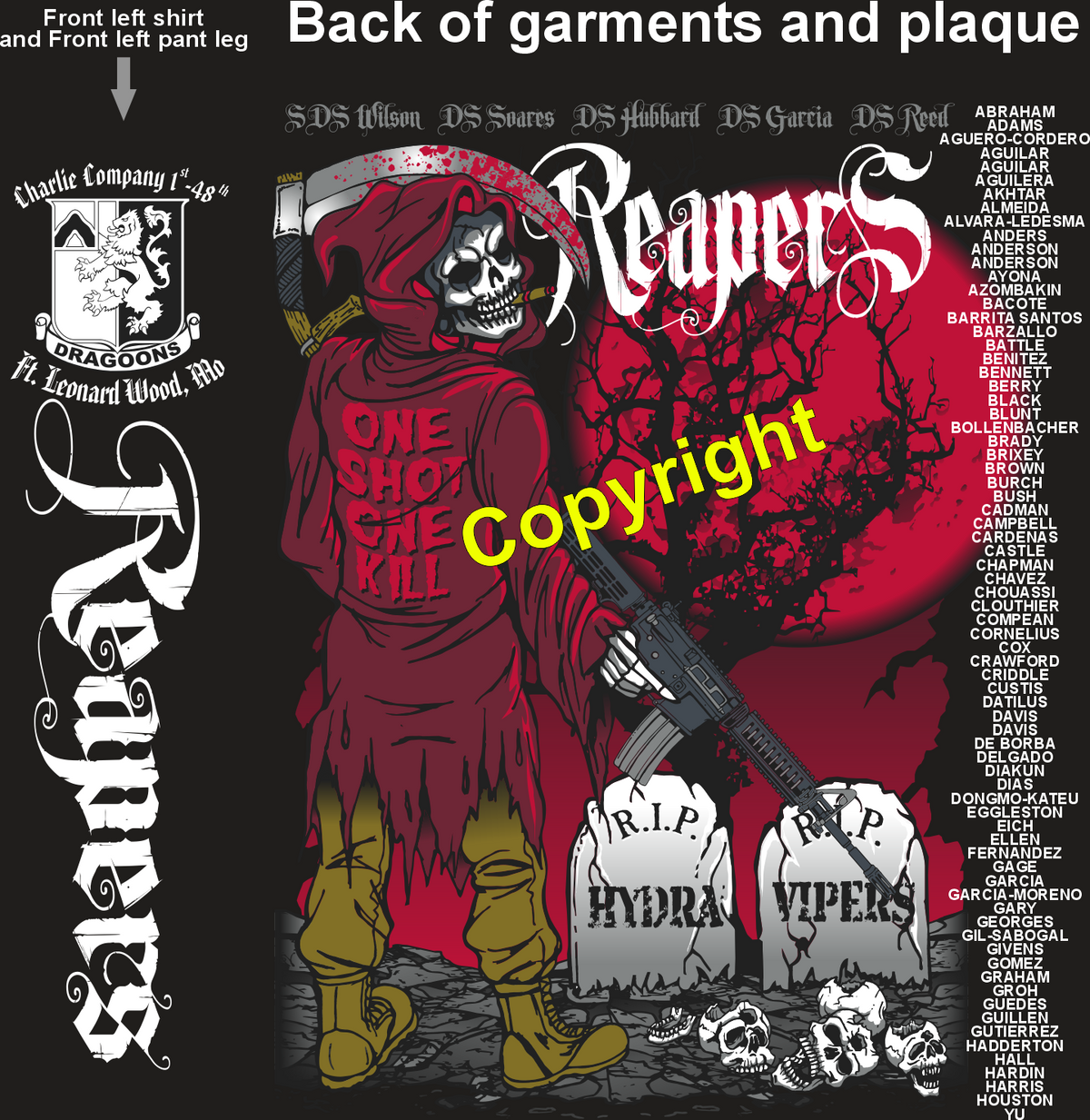 CHARLIE 1-48 REAPERS GRADUATING DAY 10-9-25 PRE ORDER