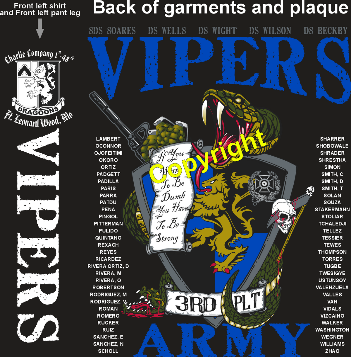 CHARLIE 1-48 VIPERS GRADUATING DAY 1-22-26 PRE ORDER