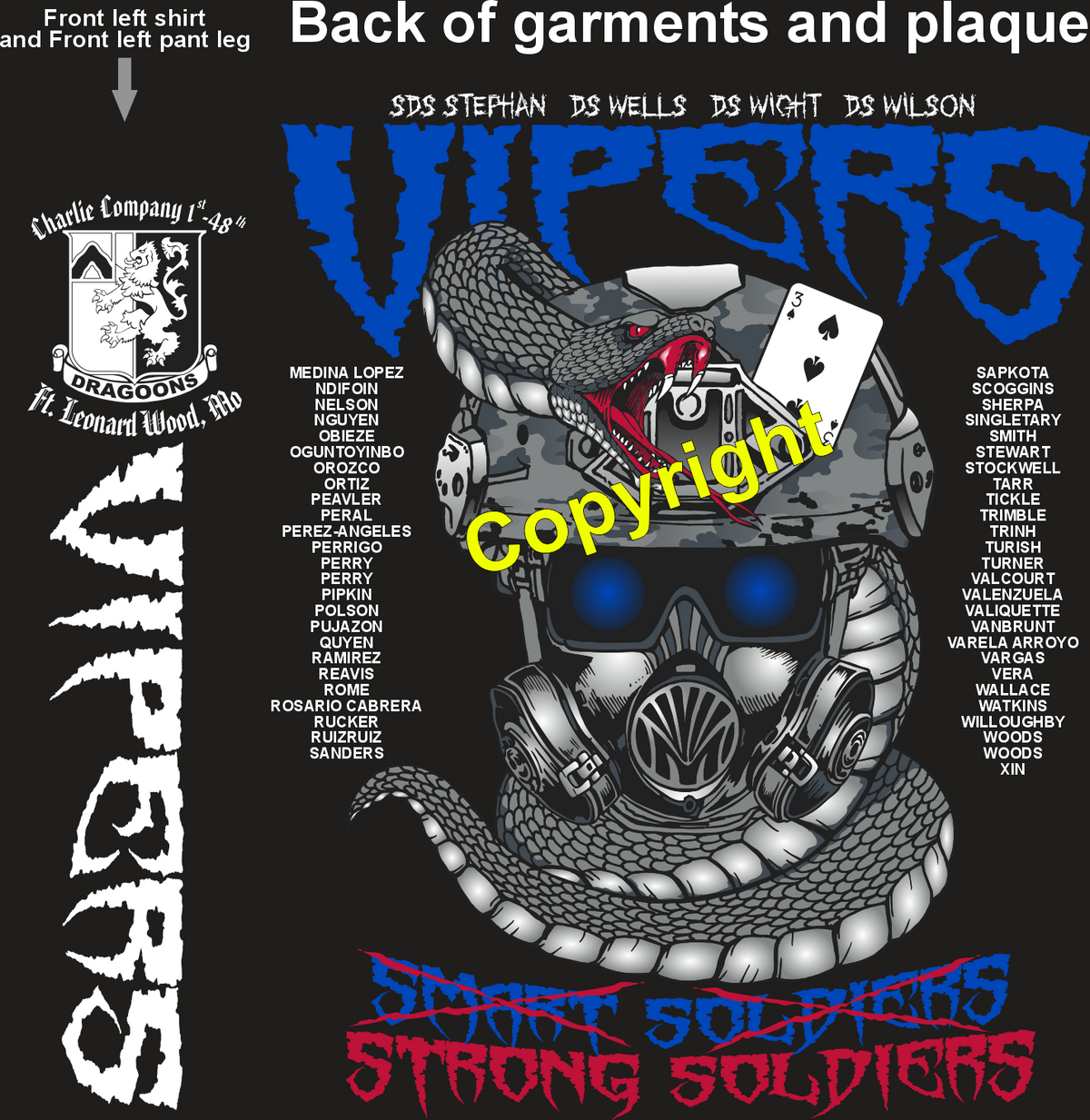 CHARLIE 1-48 VIPERS GRADUATING DAY 7-17-25 PRE ORDER