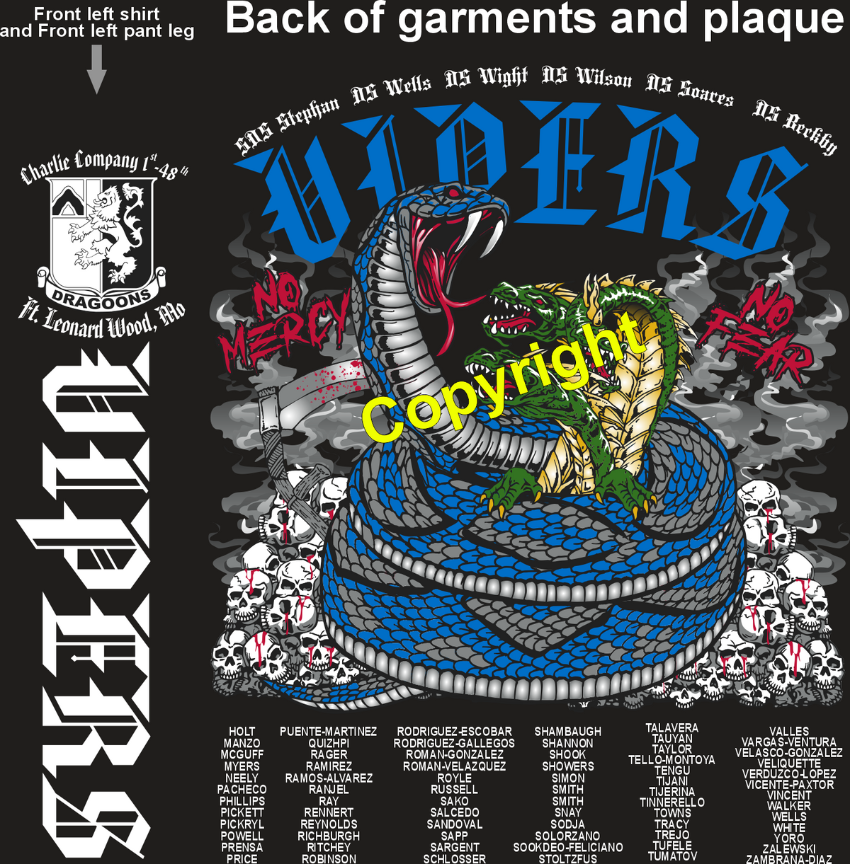CHARLIE 1-48 VIPERS GRADUATING DAY 10-9-25 PRE ORDER