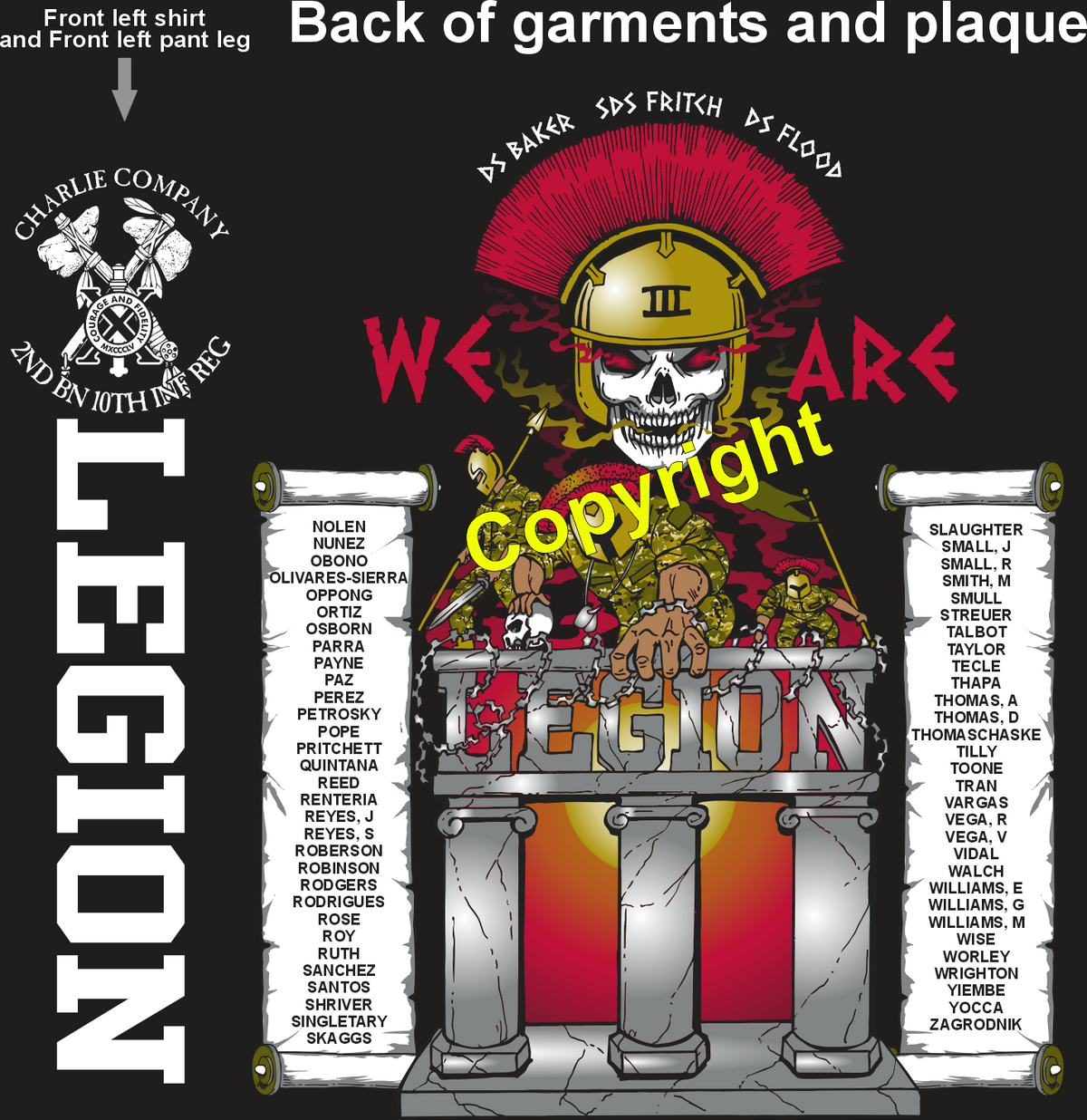 CHARLIE 2-10 LEGION GRADUATING DAY 10-30-25 PRE ORDER