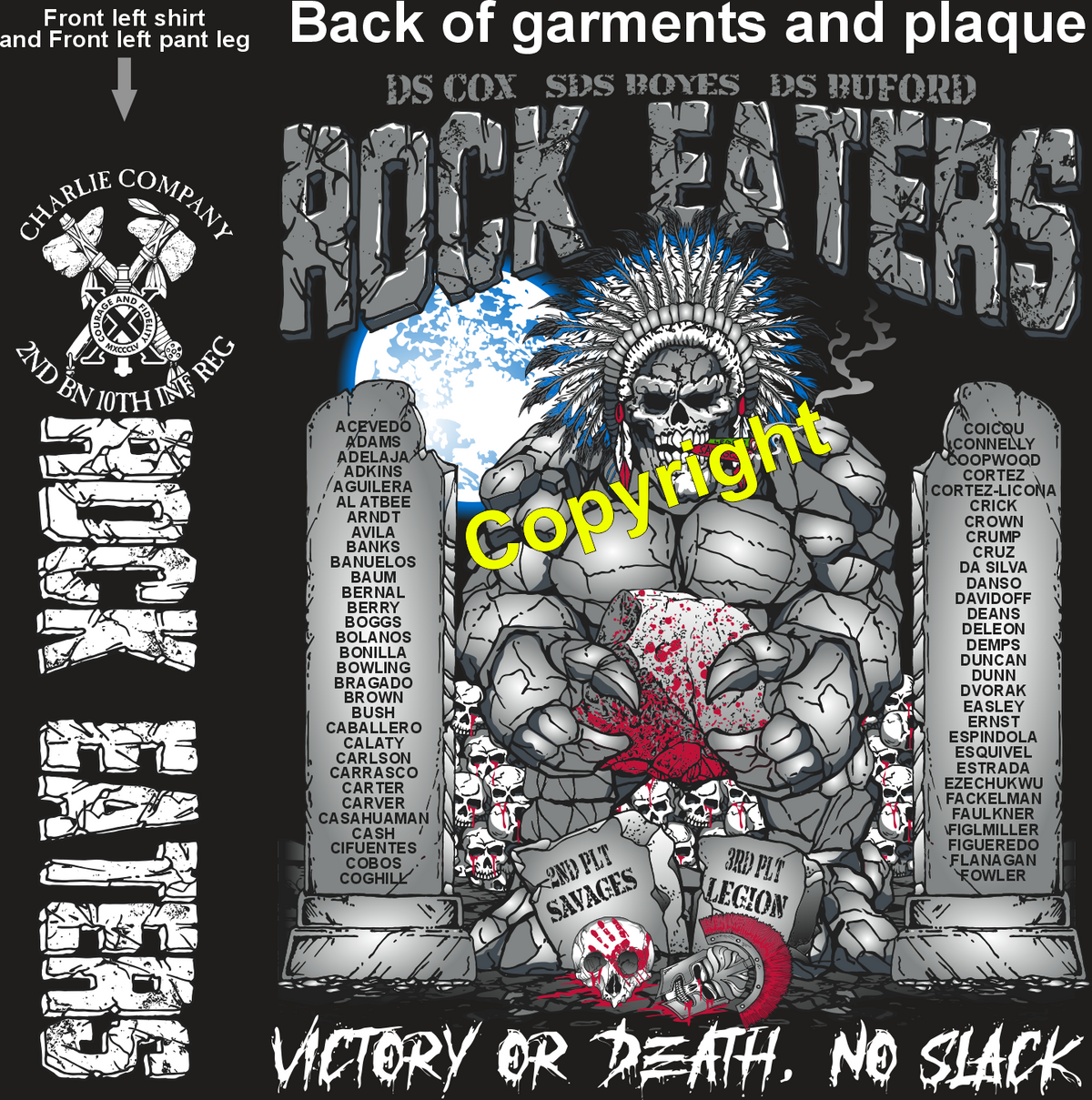 CHARLIE 2-10 ROCK EATERS GRADUATING DAY 10-30-25 PRE ORDER