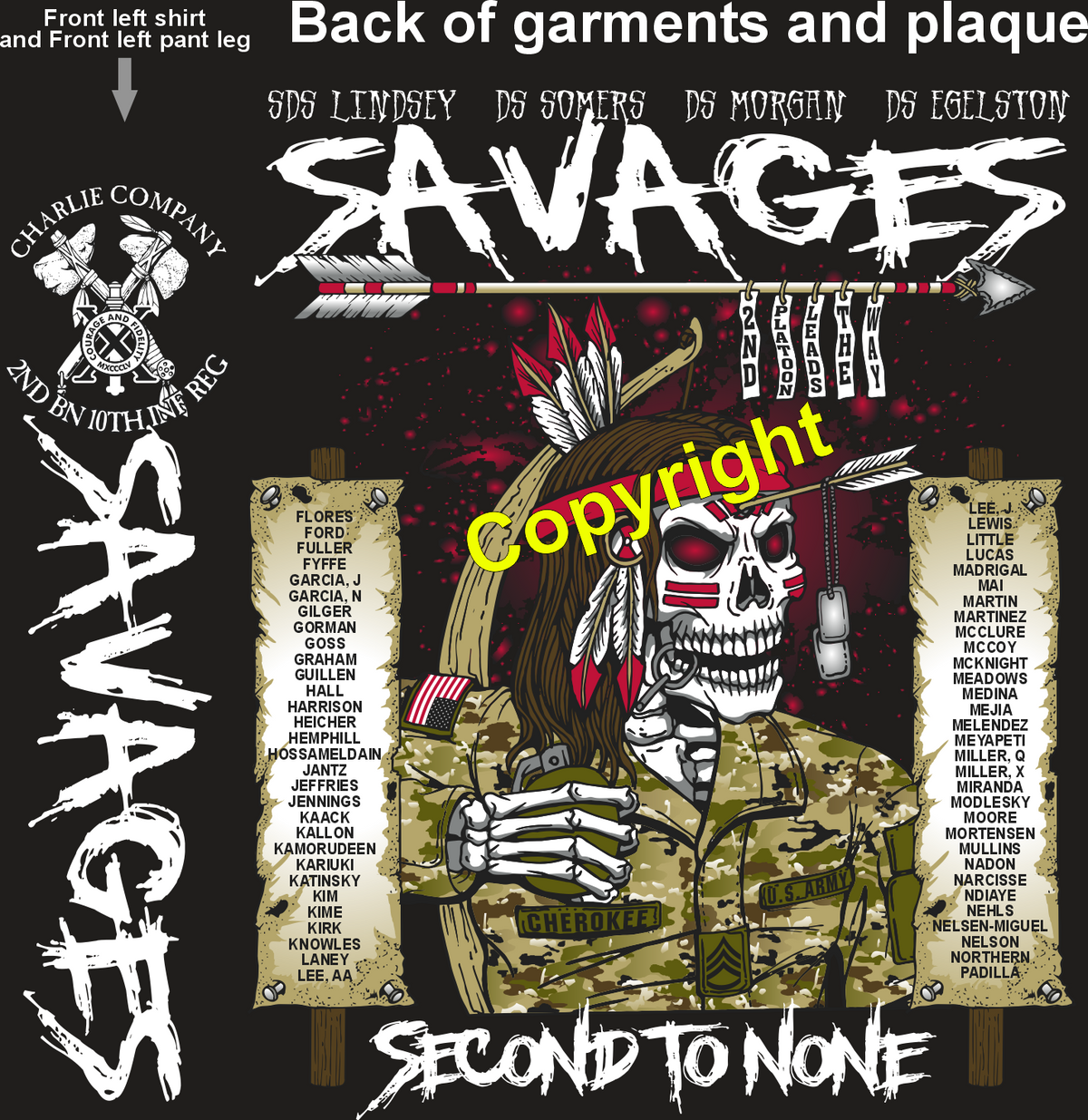 CHARLIE 2-10 SAVAGES GRADUATING DAY 10-30-25 PRE ORDER