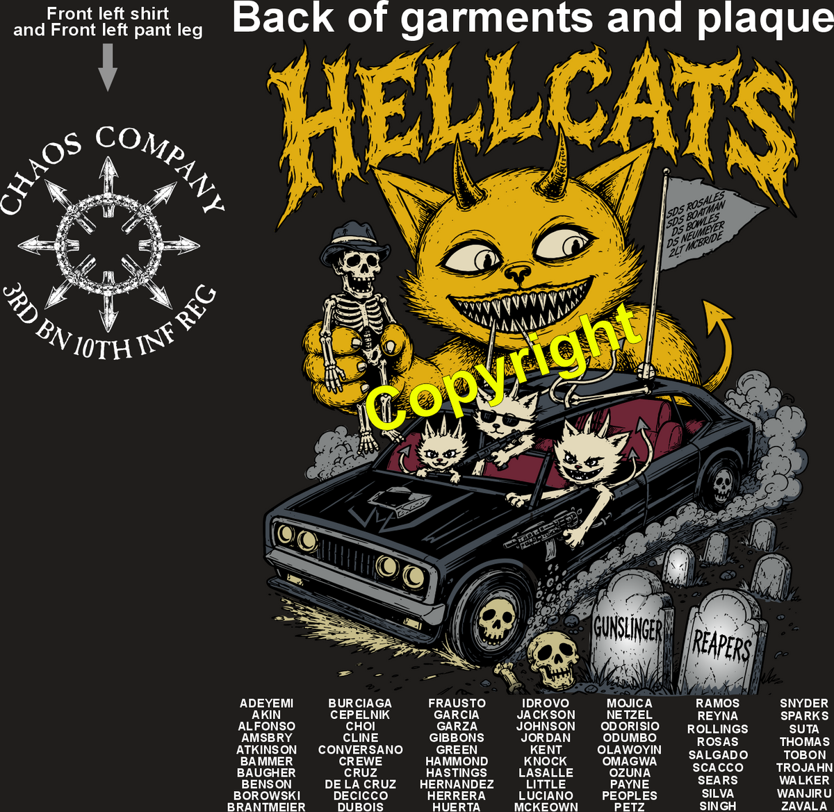 CHARLIE 3-10 HELL CATS GRADUATING DAY 9-17-26 PRE ORDERS