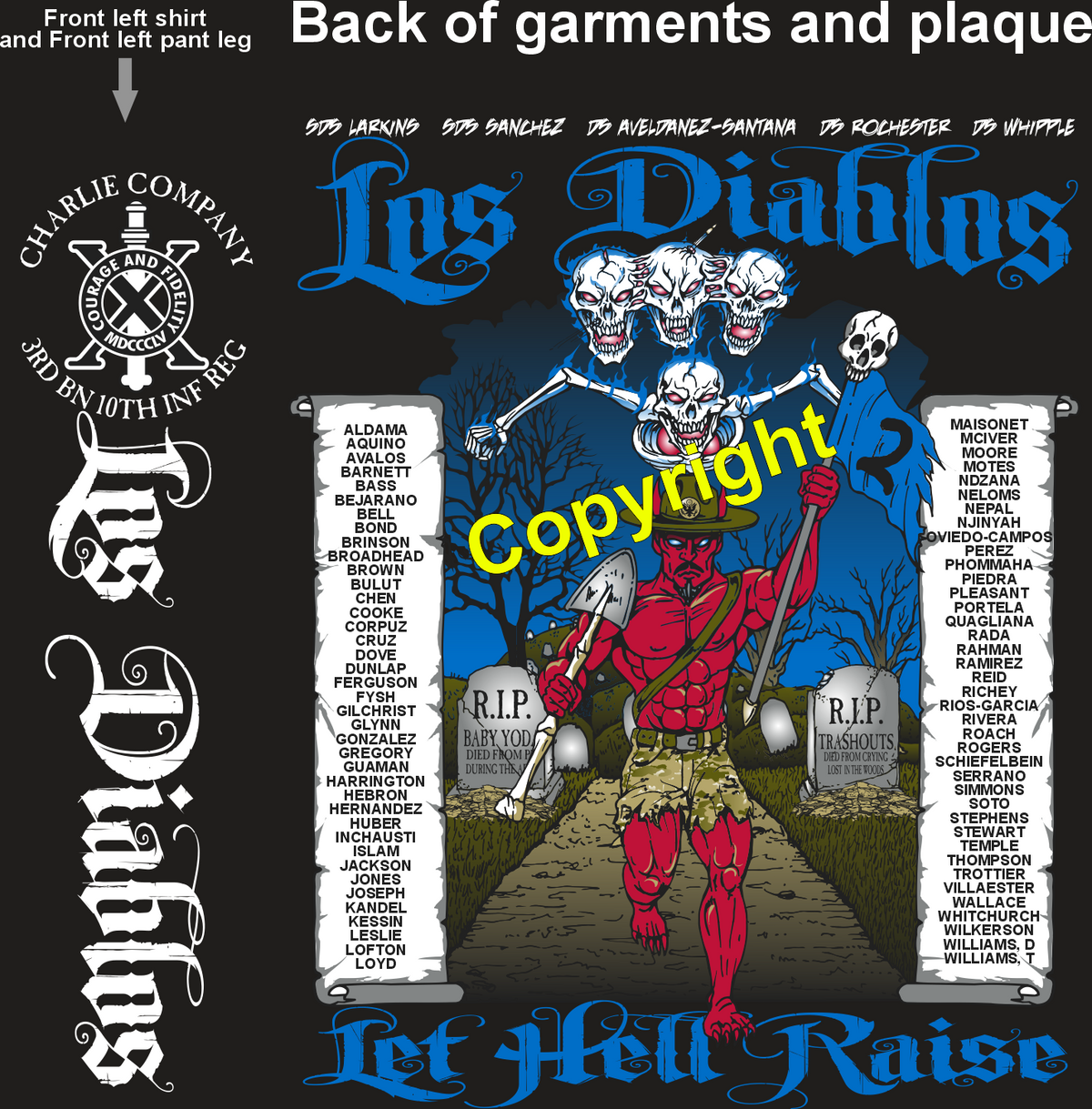 CHARLIE 3-10 LOS DIABLOS GRADUATING DAY 9-11-25 PRE ORDER