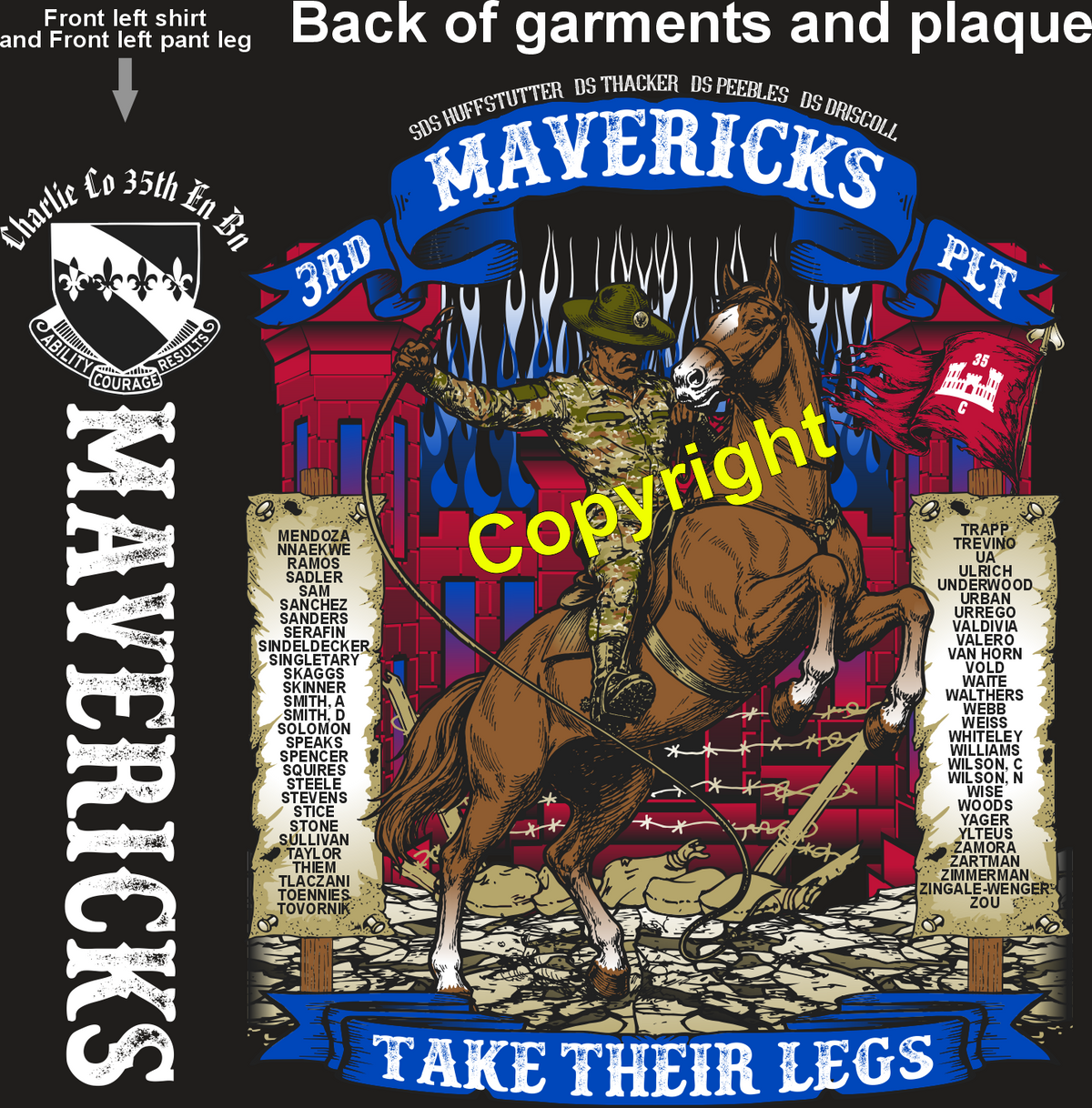 CHARLIE 35 MAVERICKS GRADUATING DAY 8-13-26 PRE ORDERS