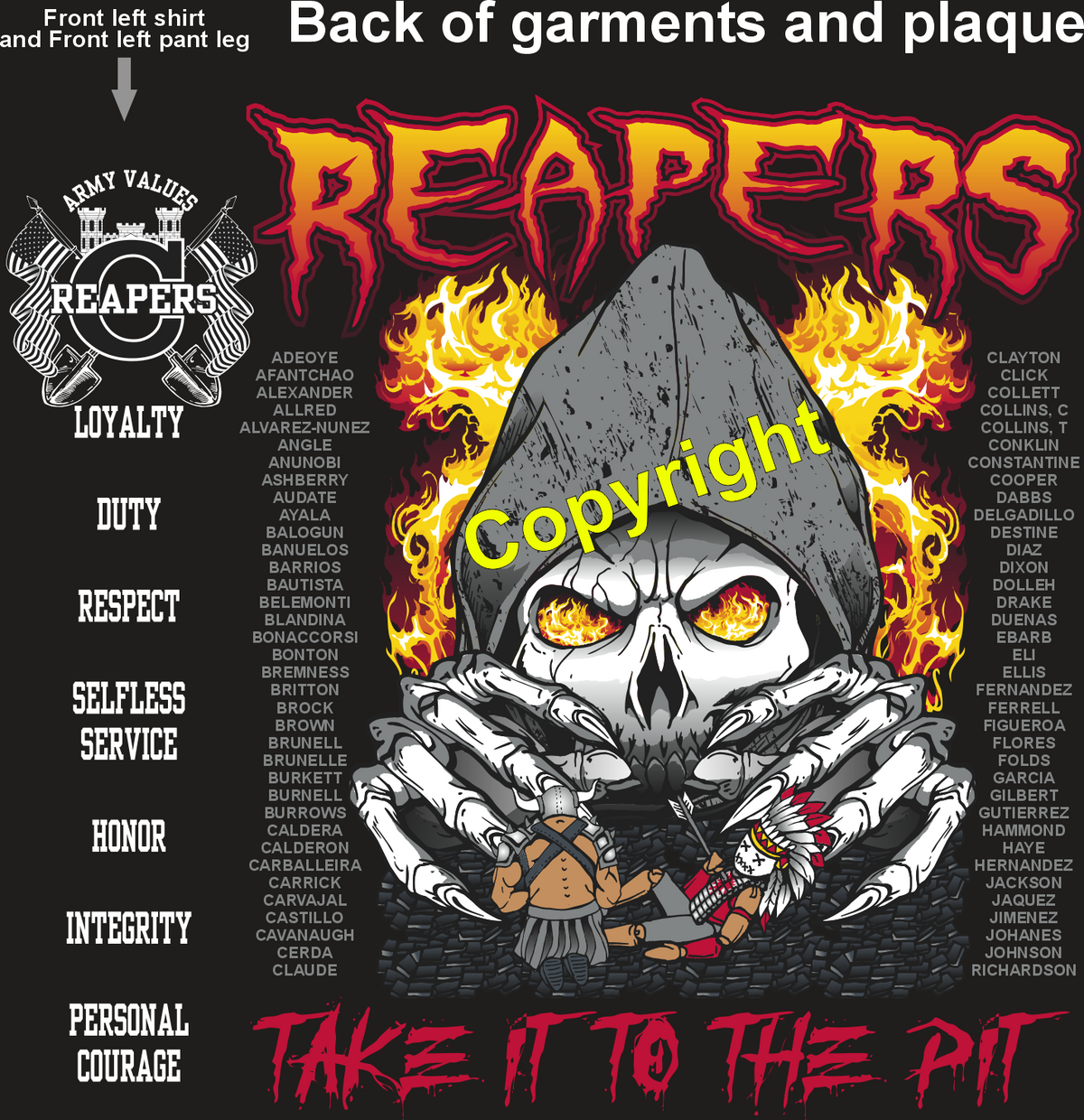 CHARLIE 35TH REAPERS GRADUATING DAY 9-4-25 PRE ORDER