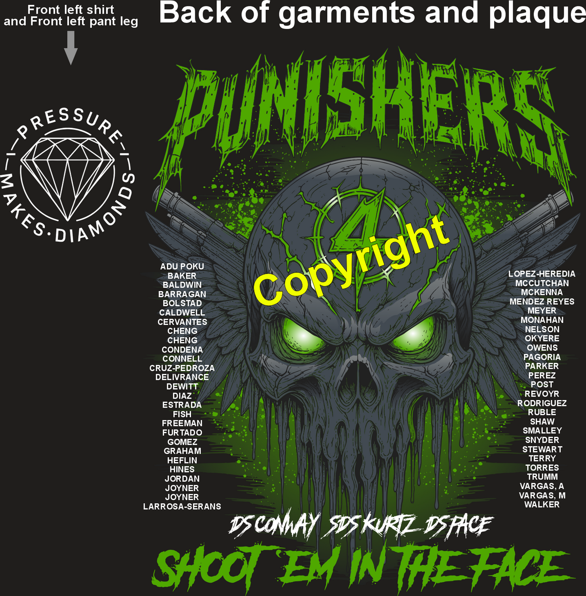 CHARLIE 787 PUNISHERS GRADUATING DAY 7-23-26 PRE ORDERS