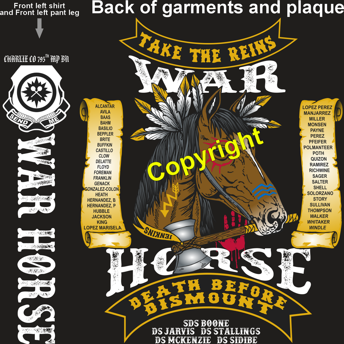 CHARLIE 795 WARHORSE GRADUATING DAY 12-18-25 PRE ORDER