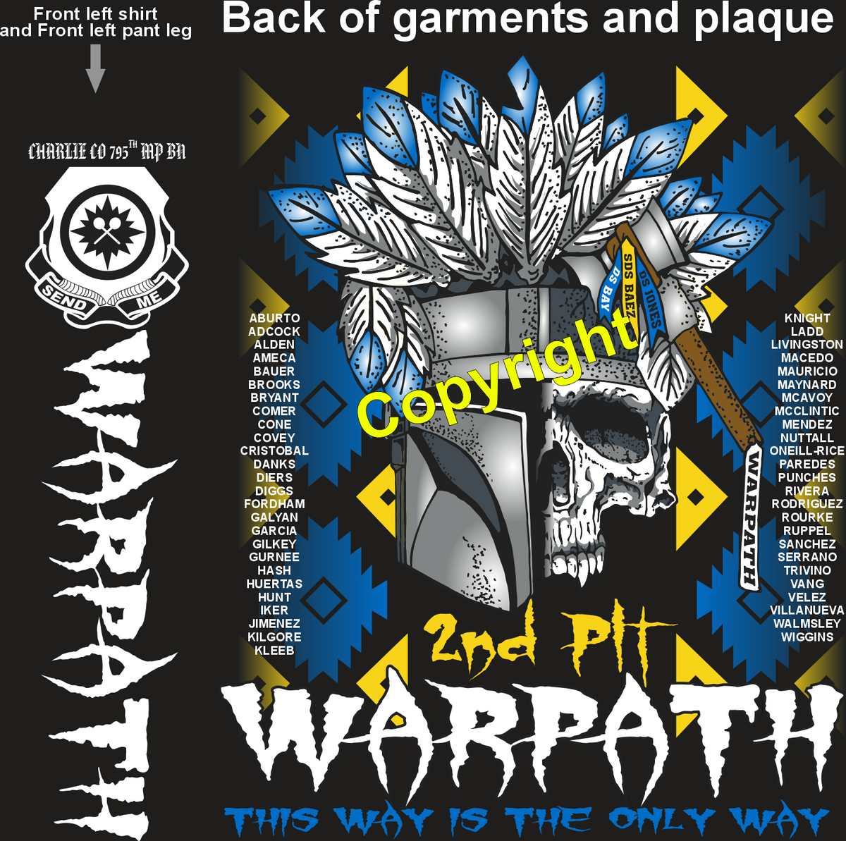 CHARLIE 795 WARPATH GRADUATING DAY 12-18-25 PRE ORDER