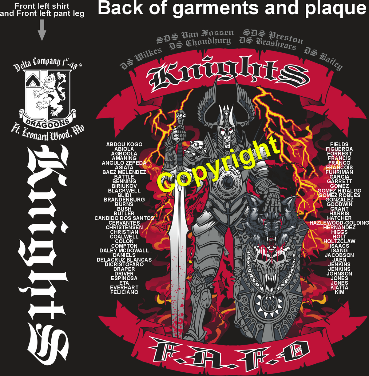 DELTA 1-48 KNIGHTS GRADUATING DAY 7-23-26 PRE ORDERS
