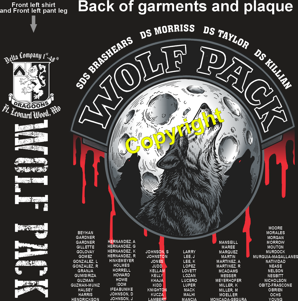 DELTA 1-48 WOLFPACK GRADUATING DAY 10-15-26 PRE ORDERS