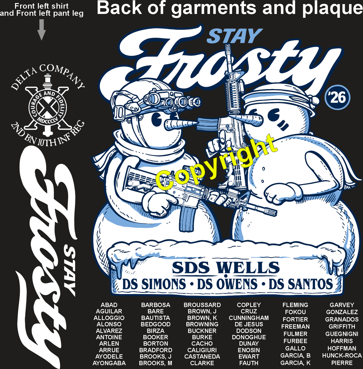 DELTA 2-10 FROSTY GRADUATING DAY 5-7-26 PRE ORDER