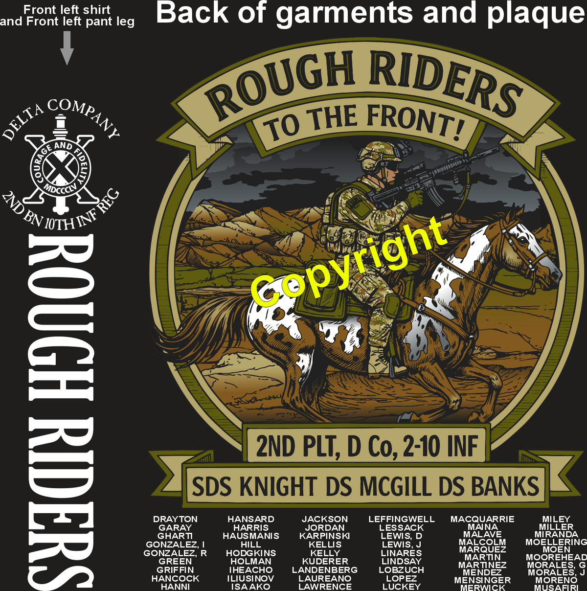 DELTA 2-10 ROUGH RIDERS GRADUATING DAY 5-7-26 PRE ORDER