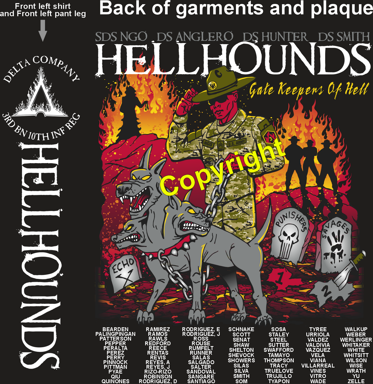 DELTA 3-10 HELL HOUNDS GRADUATING DAY 9-18-25 PRE ORDER