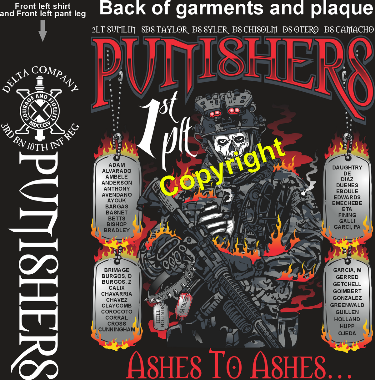 DELTA 3-10 PUNISHERS GRADUATING DAY 6-25-26 PRE ORDERS