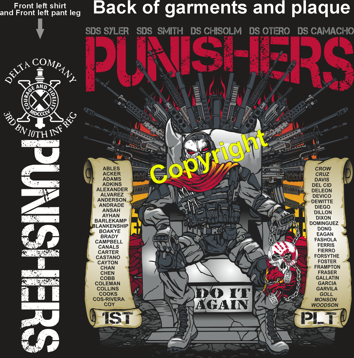 DELTA 3-10 PUNISHERS GRADUATING DAY 9-24-26 PRE ORDERS