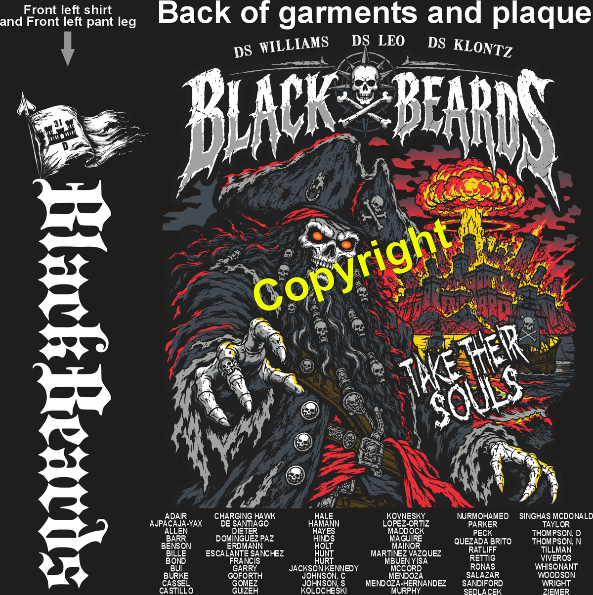 DELTA 31ST BLACKBEARDS GRADUATING DAY 11-5-26 PRE ORDERS