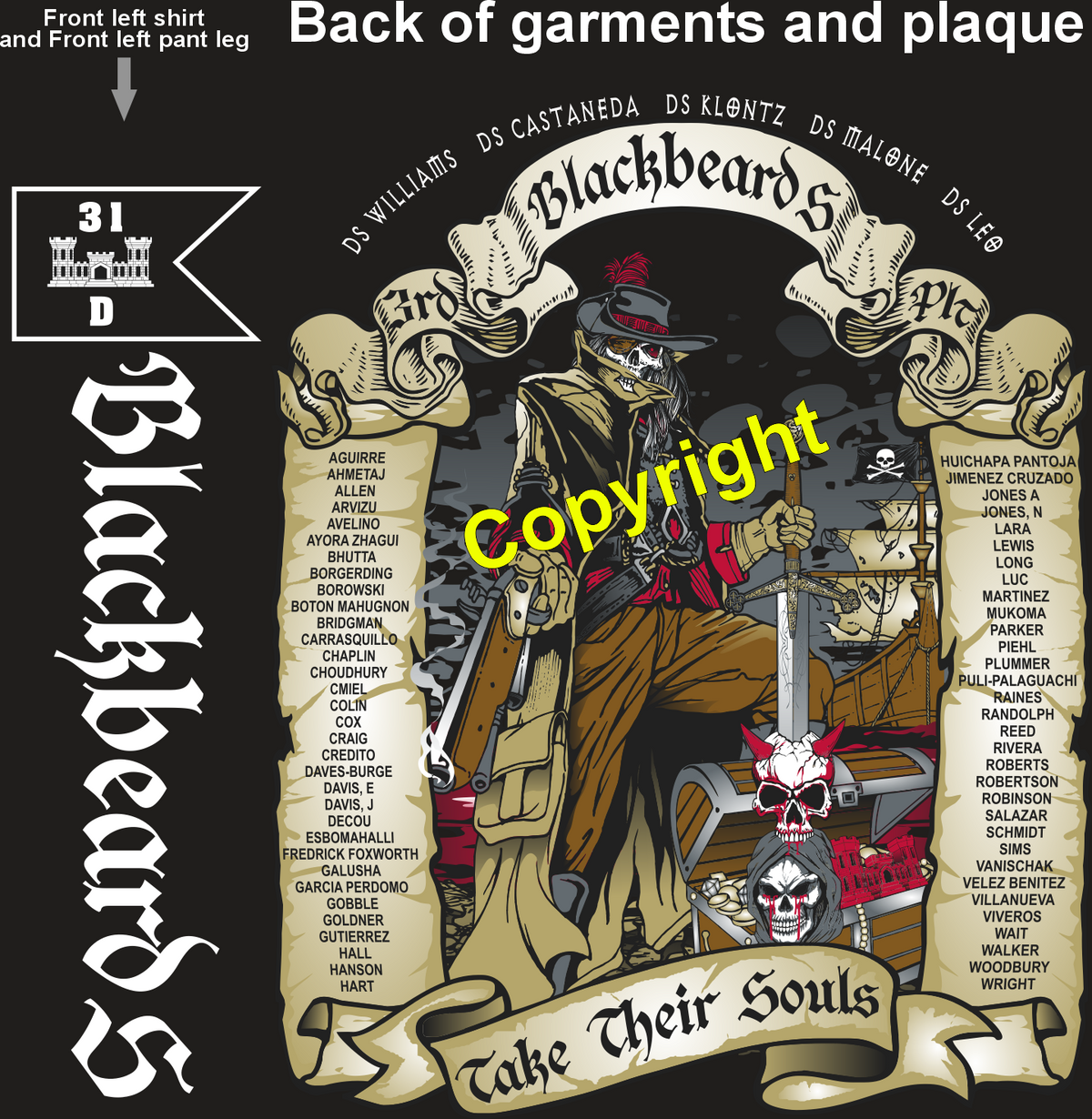 DELTA 31ST BLACKBEARD GRADUATING DAY 7-16-26 PRE ORDERS