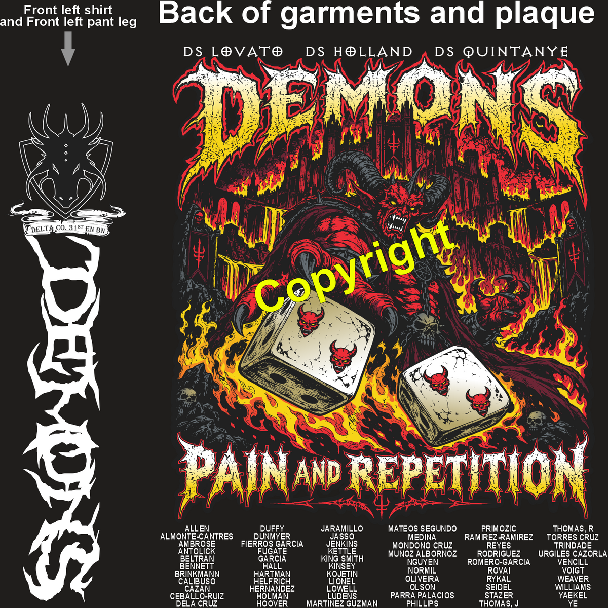 DELTA 31ST DEMONS GRADUATING DAY 11-5-26 PRE ORDERS